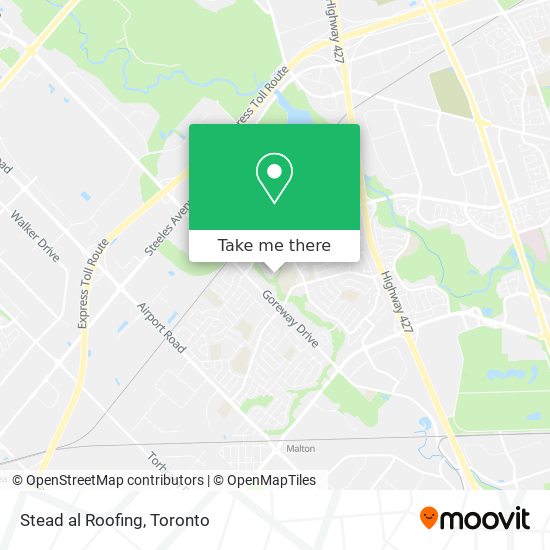 Stead al Roofing map