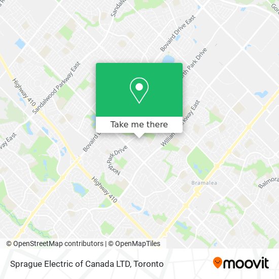 Sprague Electric of Canada LTD map