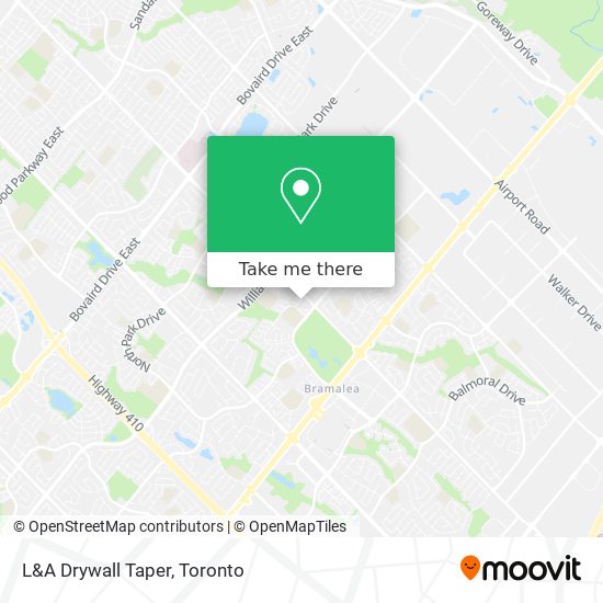 L&A Drywall Taper map