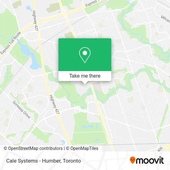 Cale Systems - Humber map