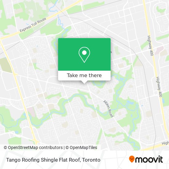 Tango Roofing Shingle Flat Roof map