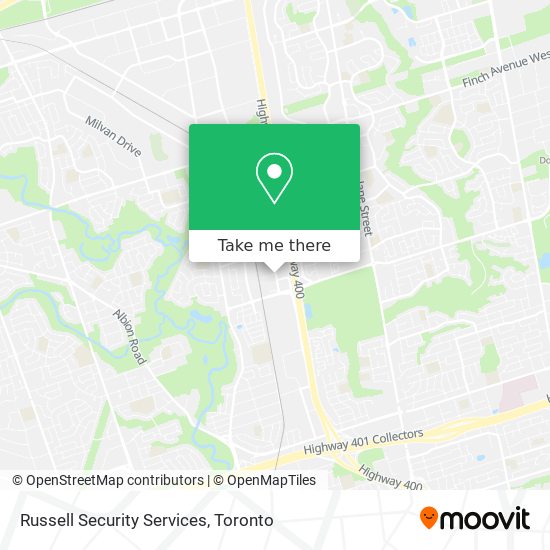 Russell Security Services map