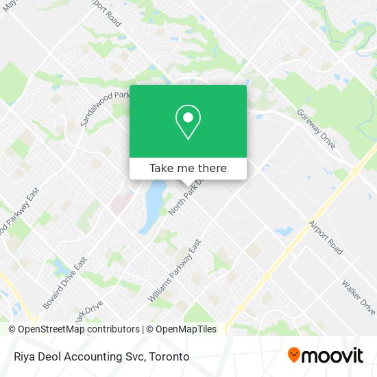 Riya Deol Accounting Svc map