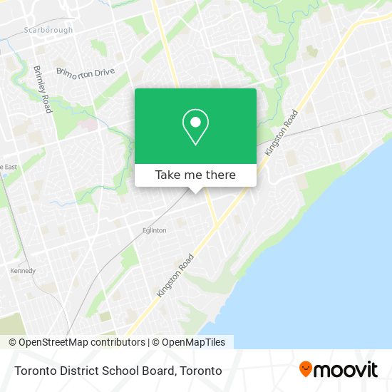 Toronto District School Board map