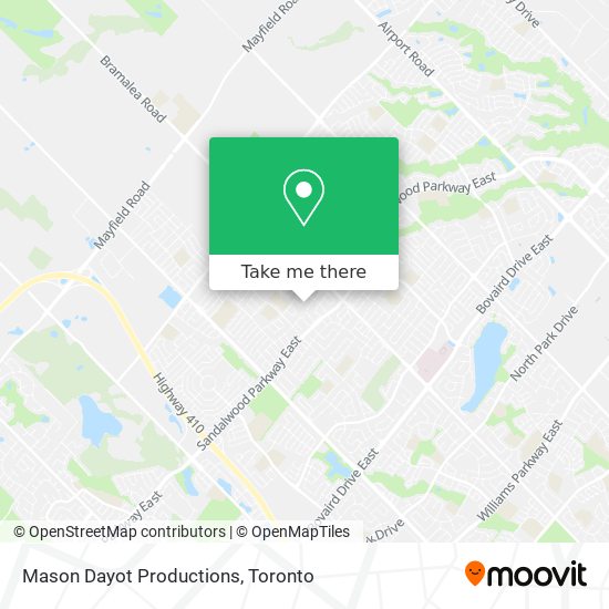 Mason Dayot Productions map