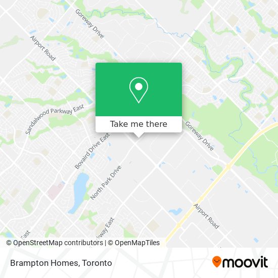 Brampton Homes map