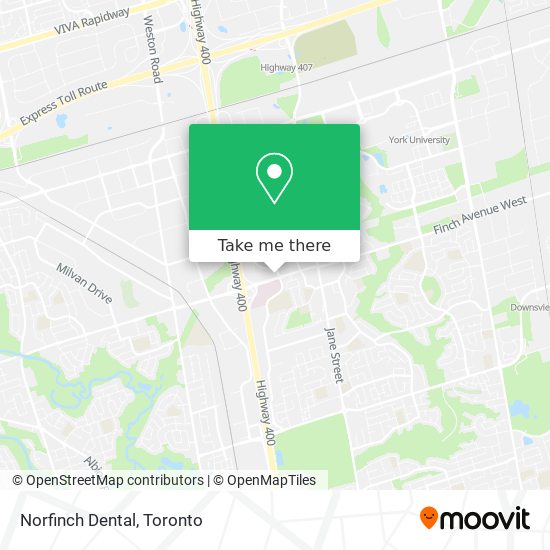 Norfinch Dental map