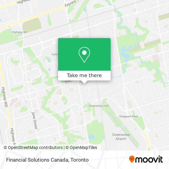 Financial Solutions Canada map