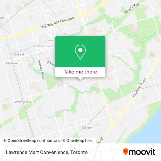 Lawrence Mart Convenience map