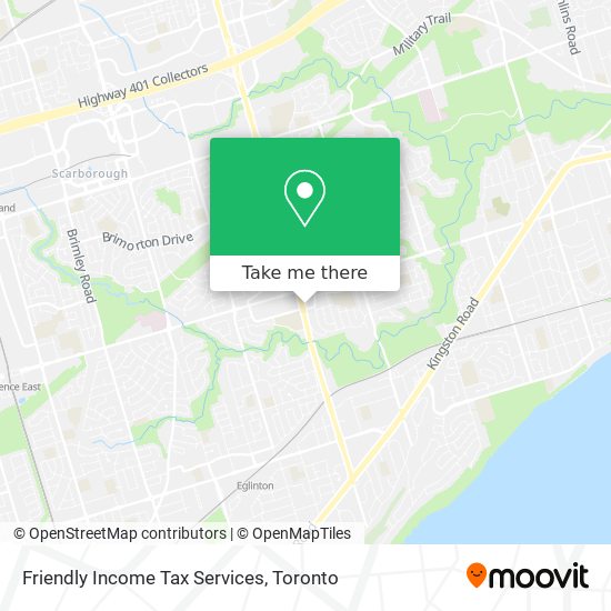 Friendly Income Tax Services map