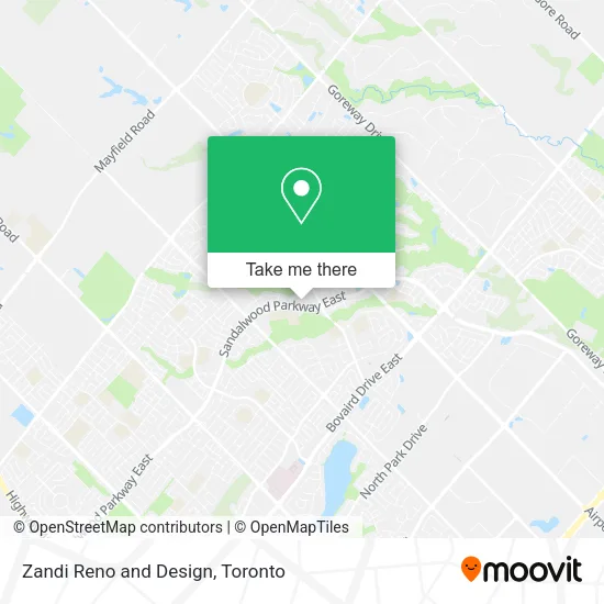 Zandi Reno and Design map
