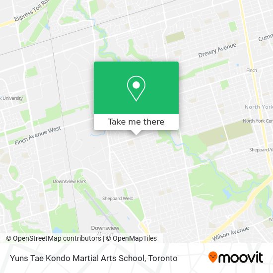 Yuns Tae Kondo Martial Arts School map