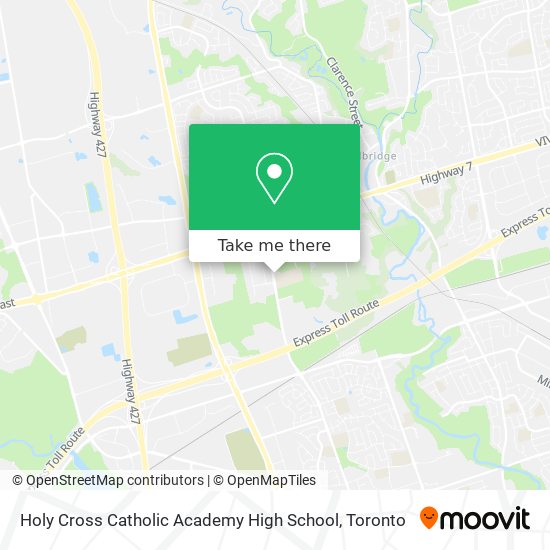 Holy Cross Catholic Academy High School map