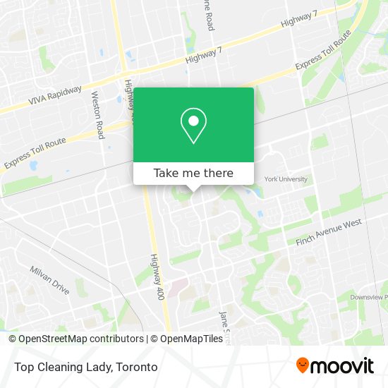 Top Cleaning Lady map