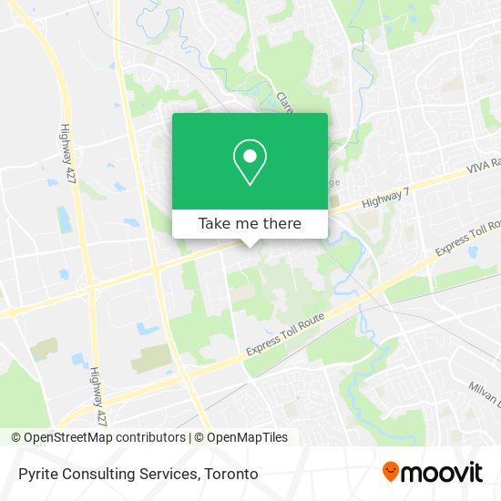 Pyrite Consulting Services map