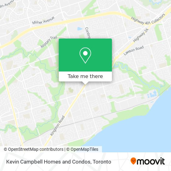 Kevin Campbell Homes and Condos map