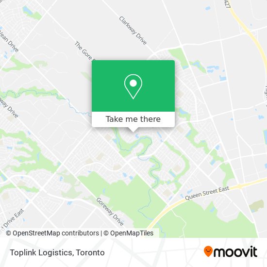 Toplink Logistics map