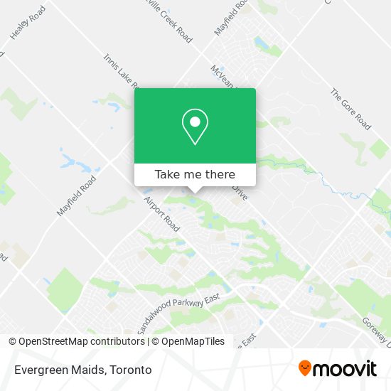 Evergreen Maids map