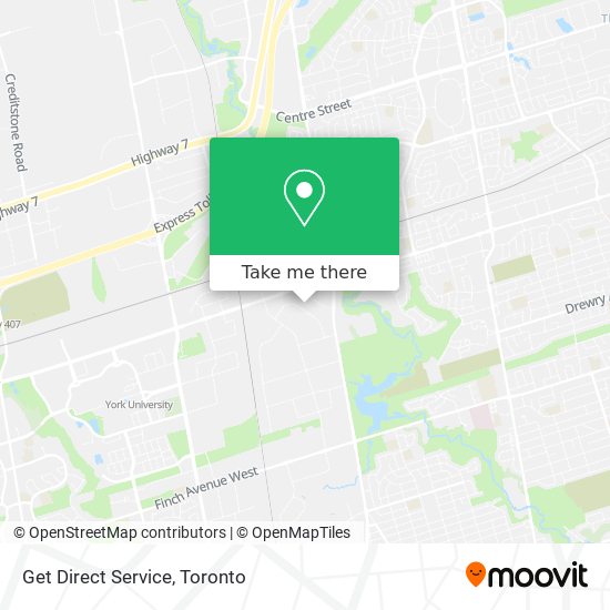 Get Direct Service map