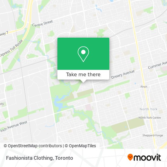 Fashionista Clothing map