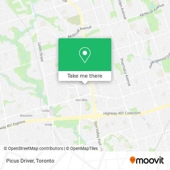 Picus Driver map