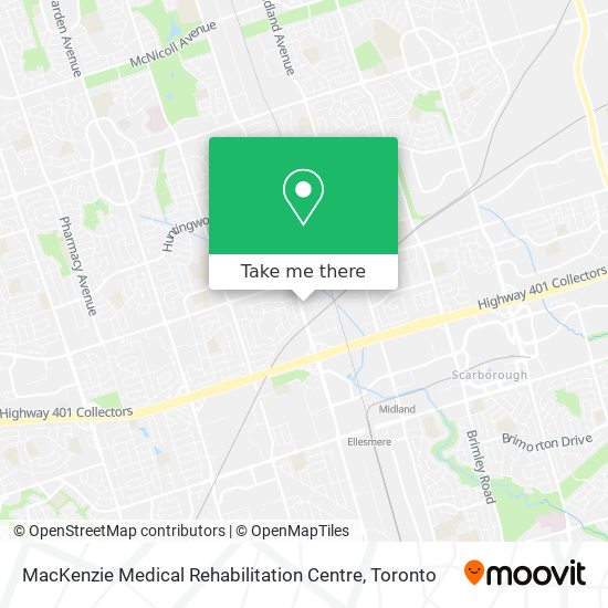 MacKenzie Medical Rehabilitation Centre plan