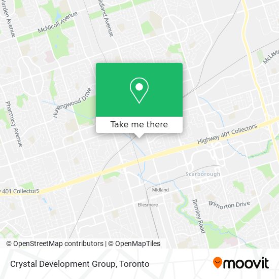 Crystal Development Group map