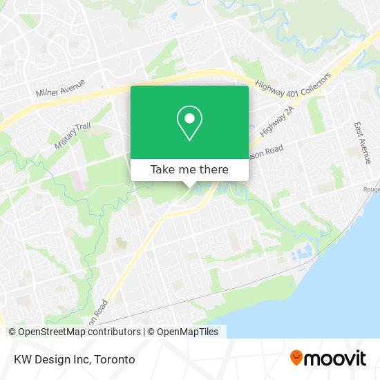 KW Design Inc map