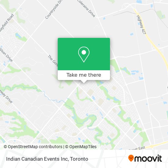 Indian Canadian Events Inc map