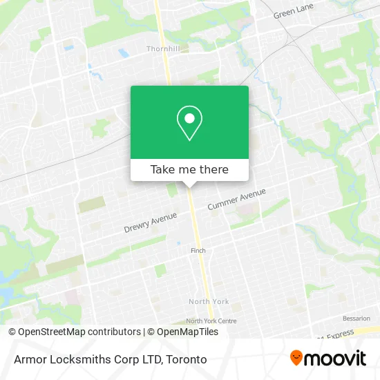 Armor Locksmiths Corp LTD map