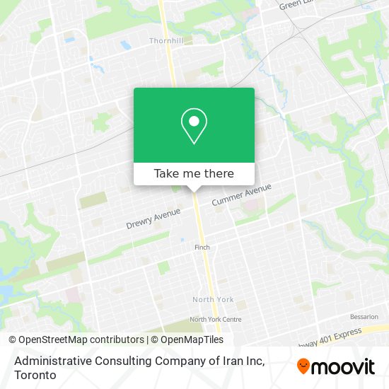 Administrative Consulting Company of Iran Inc map