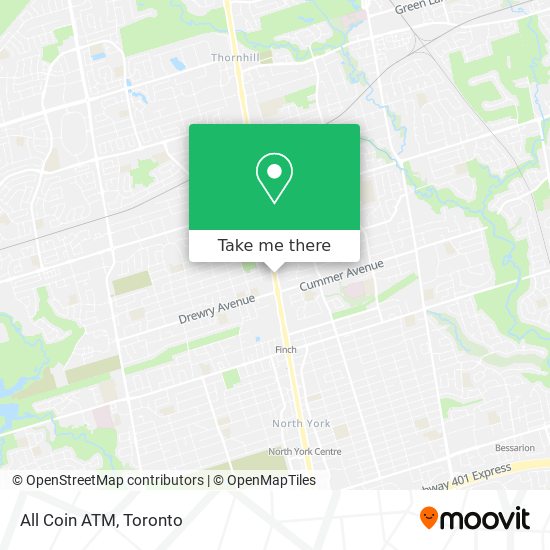 All Coin ATM map