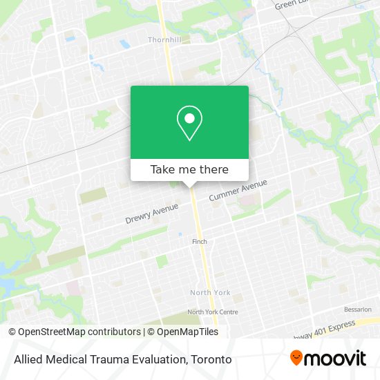 Allied Medical Trauma Evaluation map