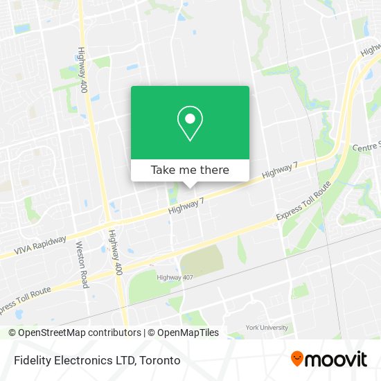 Fidelity Electronics LTD map