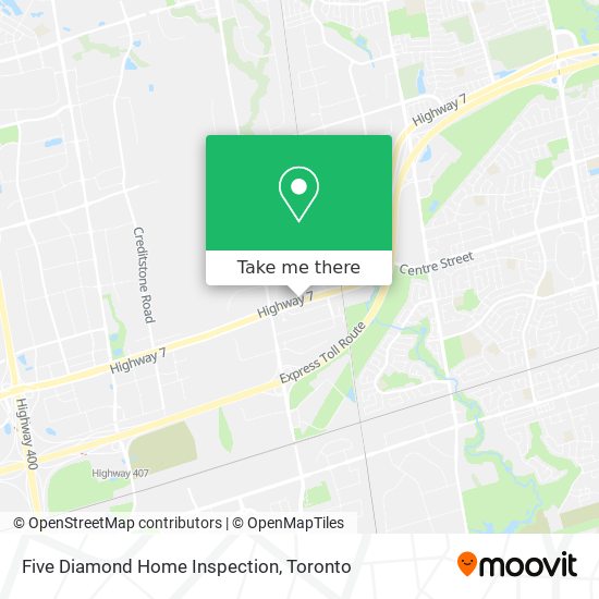 Five Diamond Home Inspection map