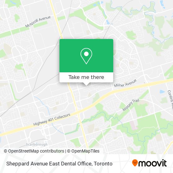 Sheppard Avenue East Dental Office plan