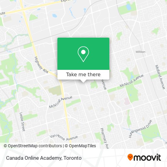 Canada Online Academy map