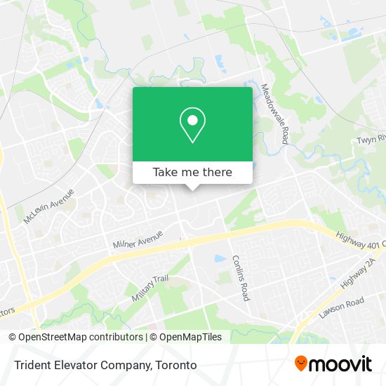 Trident Elevator Company map