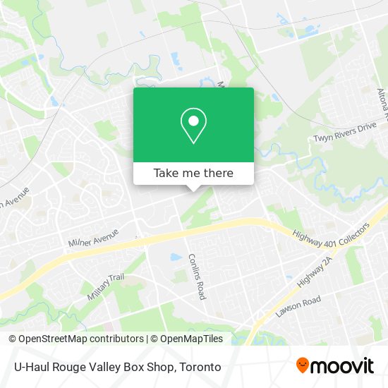 U-Haul Rouge Valley Box Shop plan