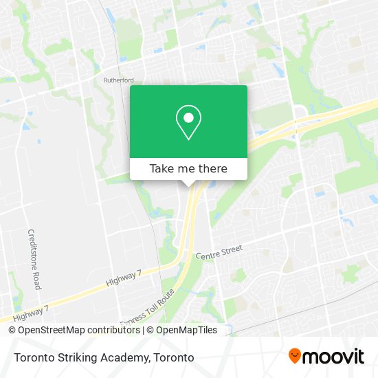 Toronto Striking Academy plan