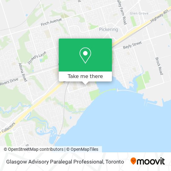 Glasgow Advisory Paralegal Professional map