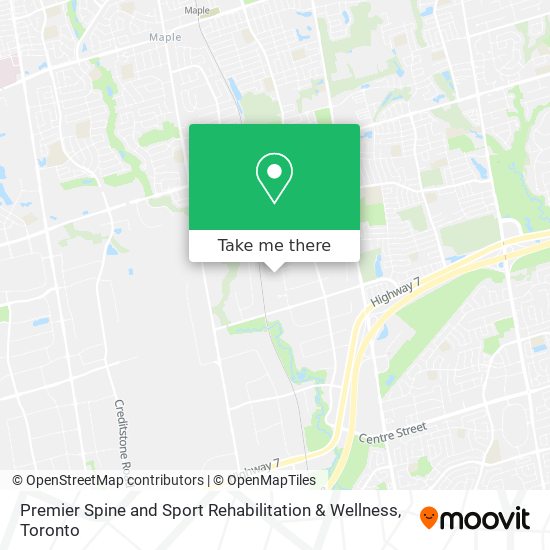 Premier Spine and Sport Rehabilitation & Wellness map