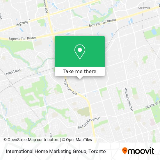 International Home Marketing Group map