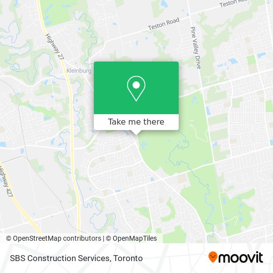 SBS Construction Services map