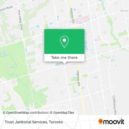 Trust Janitorial Services map