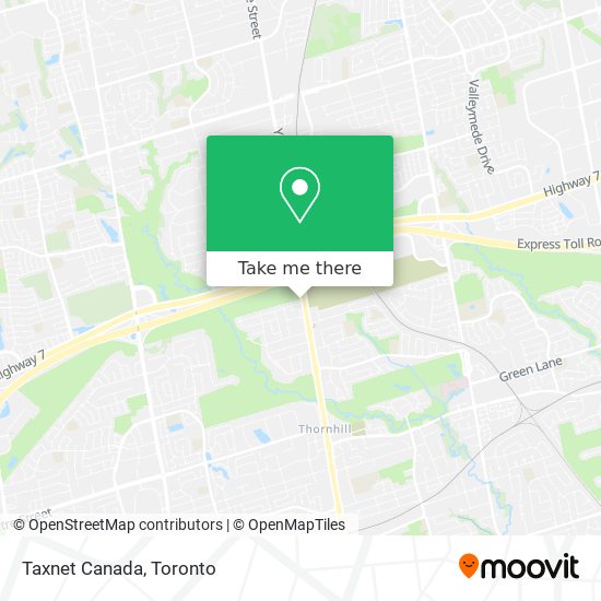 Taxnet Canada map