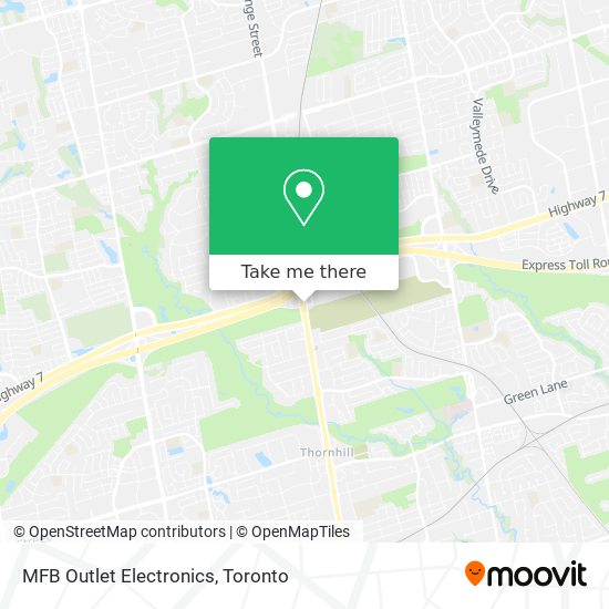 MFB Outlet Electronics map