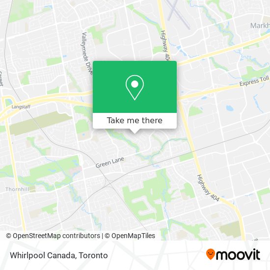 Whirlpool Canada map