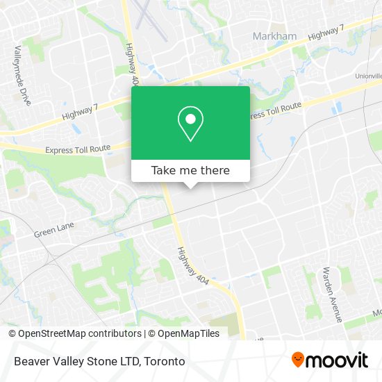 Beaver Valley Stone LTD map