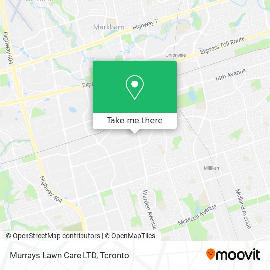 Murrays Lawn Care LTD map